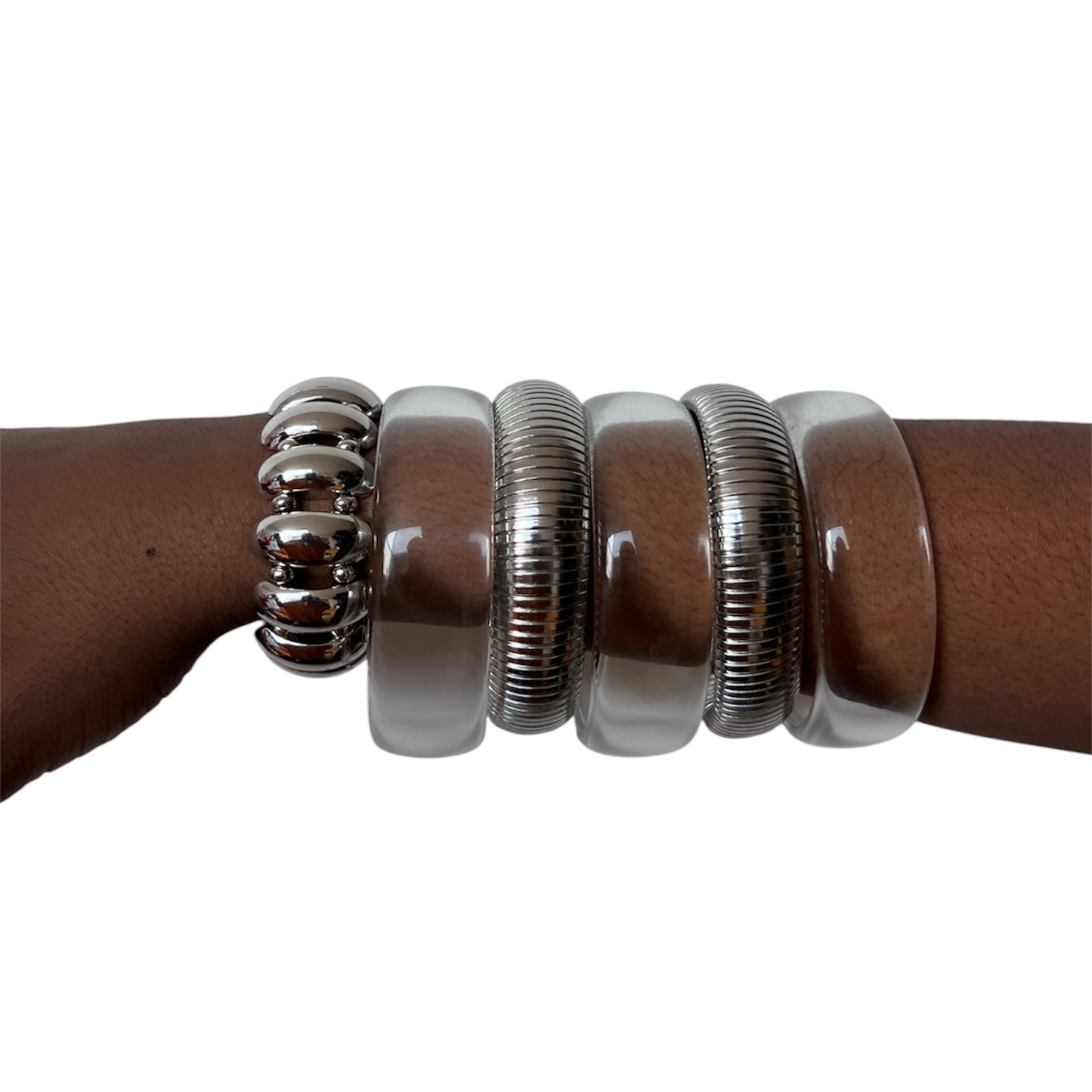 Silver Stretch Bracelet