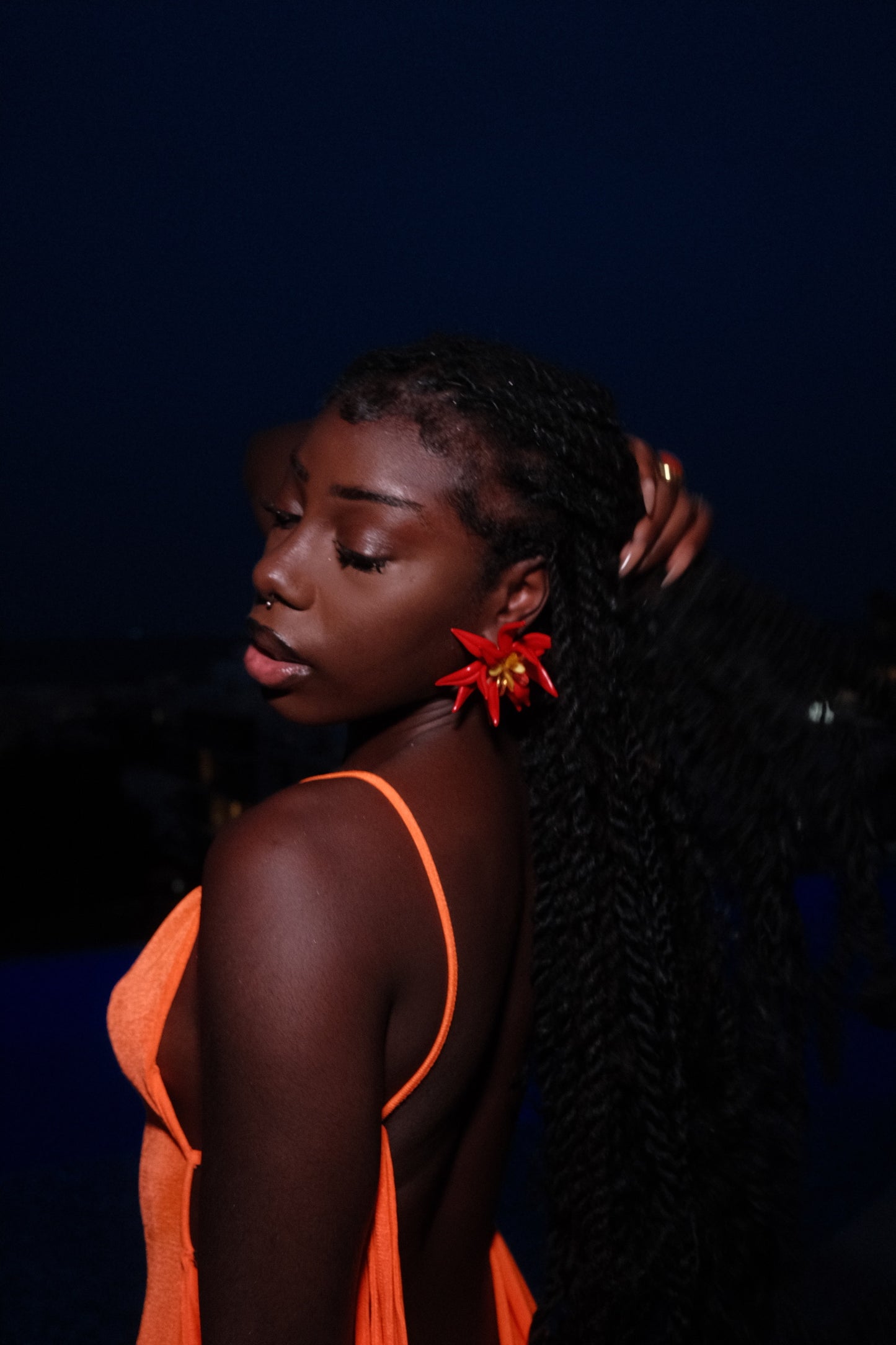 Rosa Flower Earrings