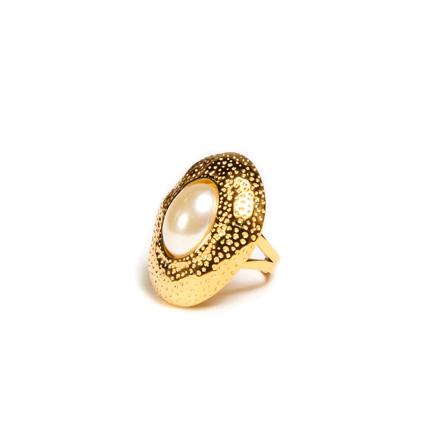 Pearl Shield Ring