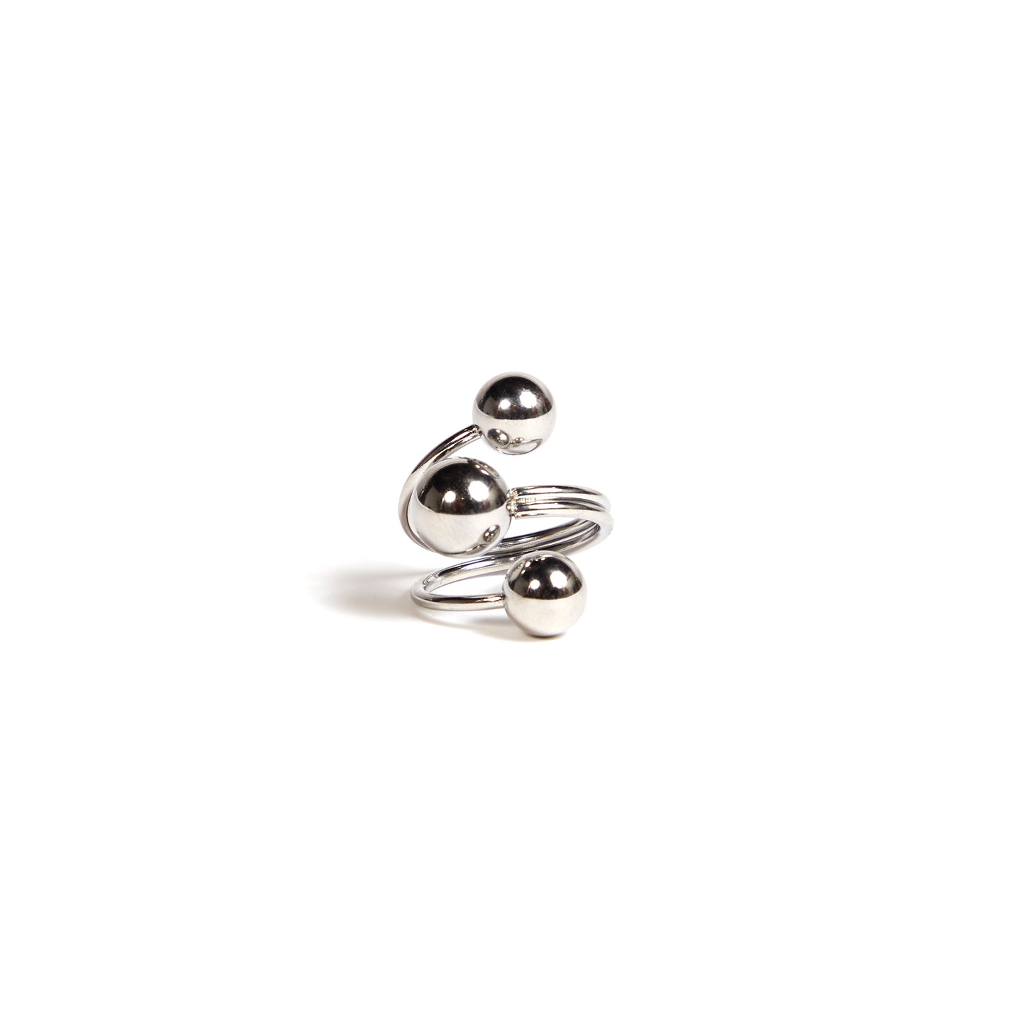 (PRE-ORDER) Silver Spiral Ring
