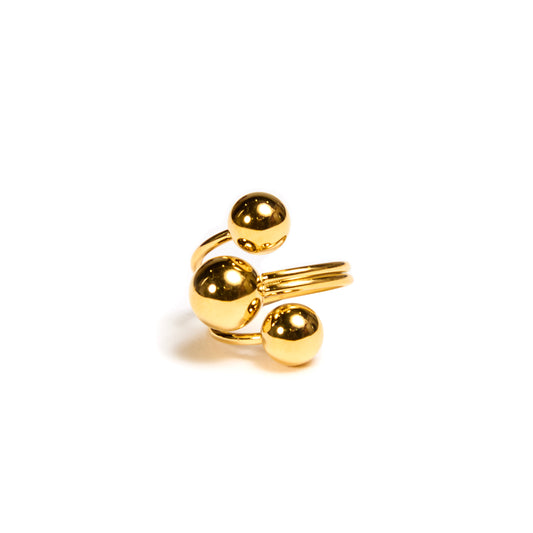 Gold Spiral Ring