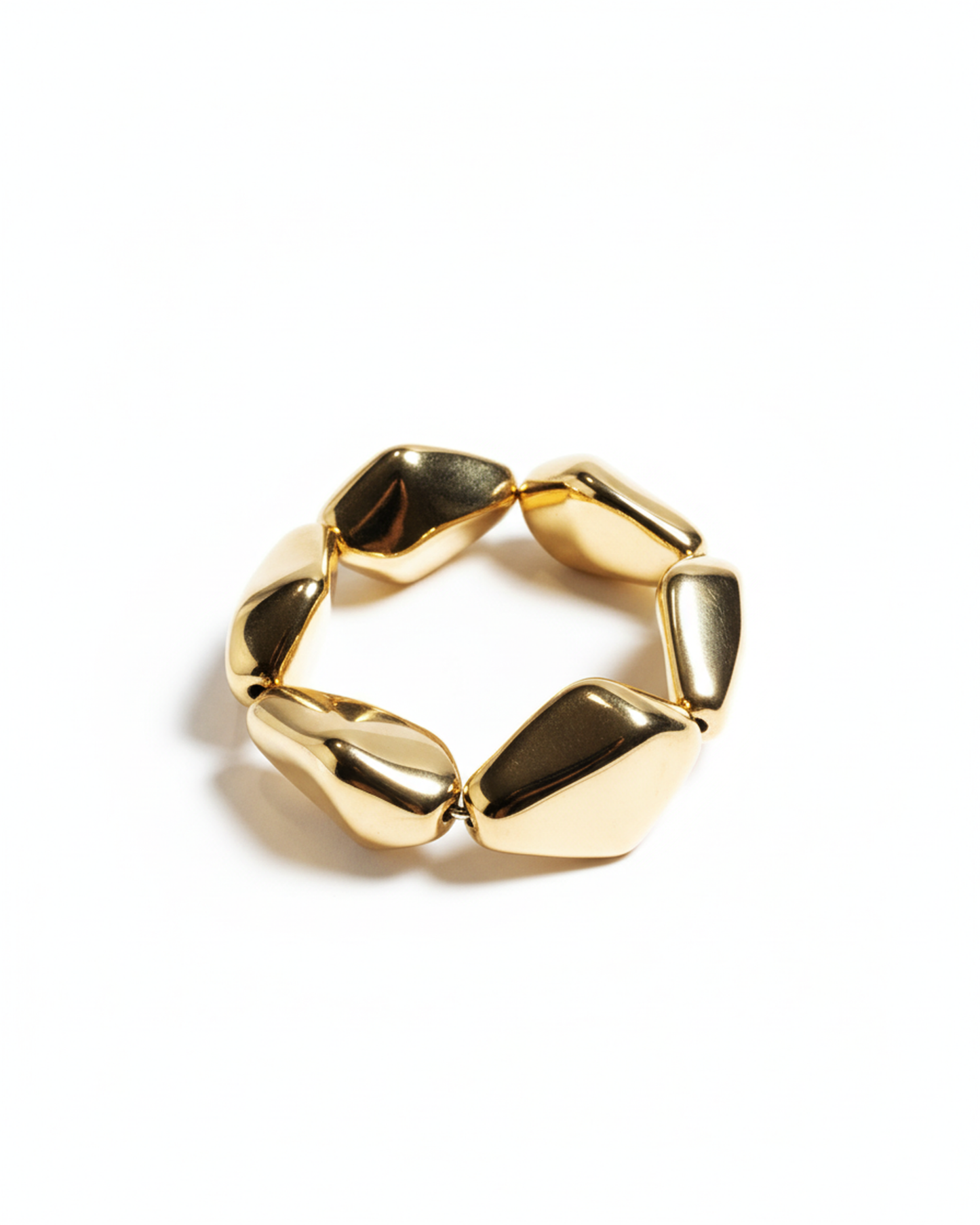 Geometric Pebble Bracelets