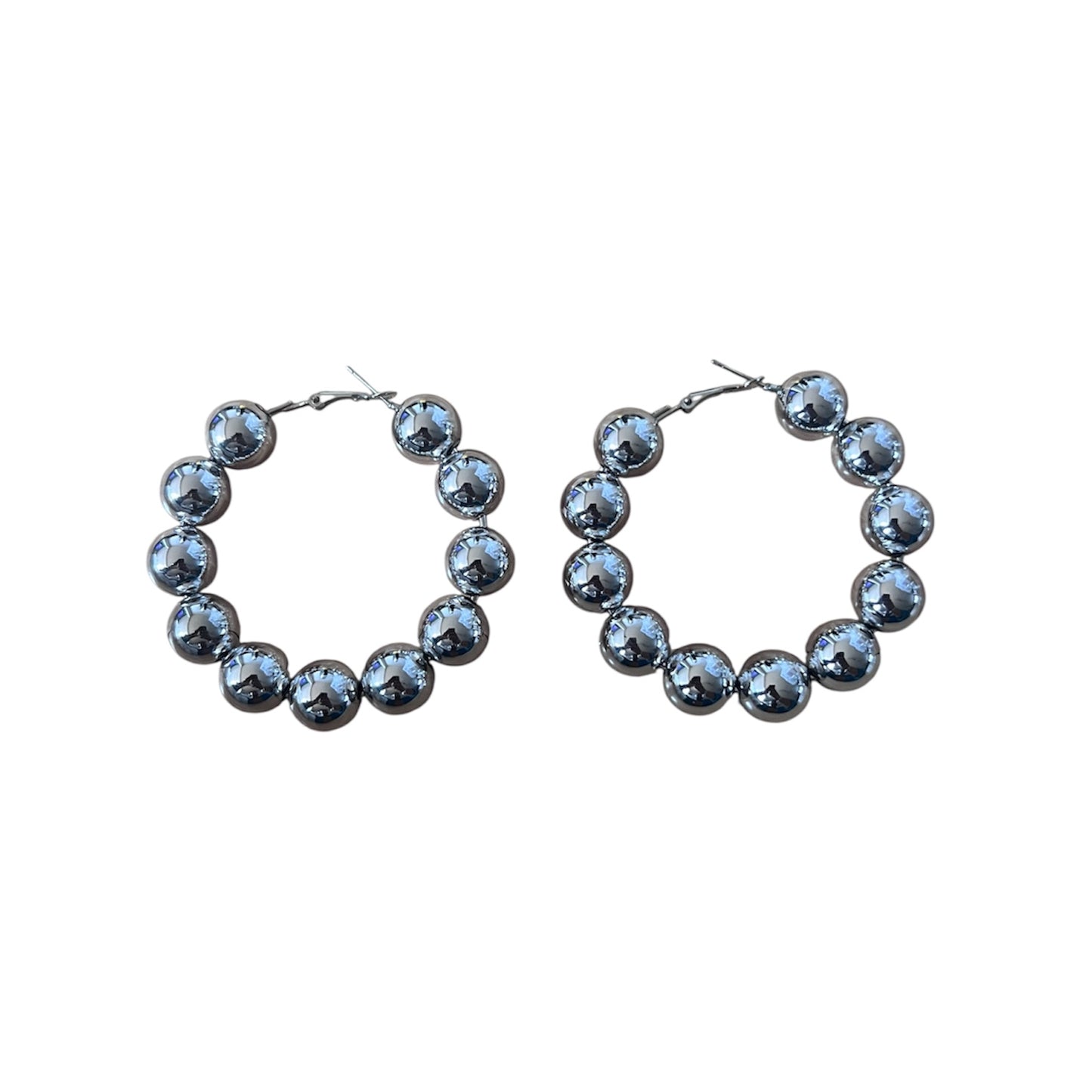 Silver Orbit Earrings