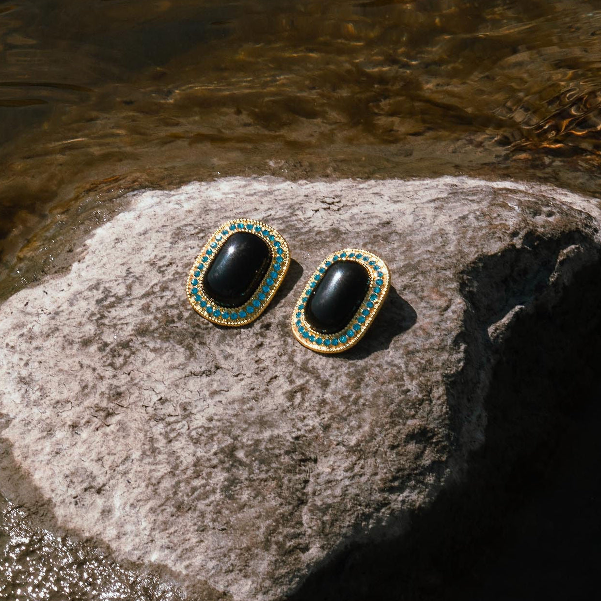 Black Pearl Lagoon Earrings