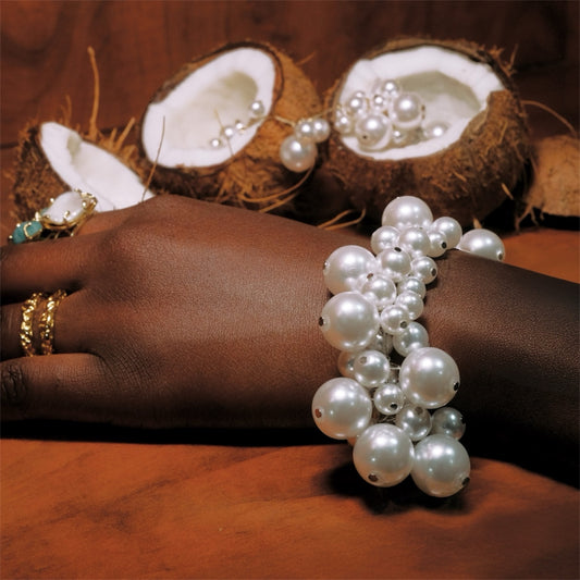 Pearl Cluster Bracelet