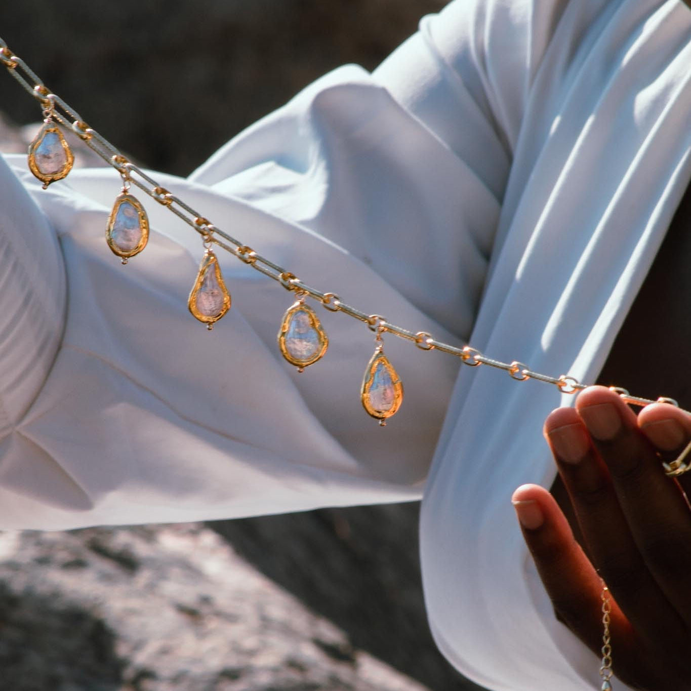 Pearl Current Necklace
