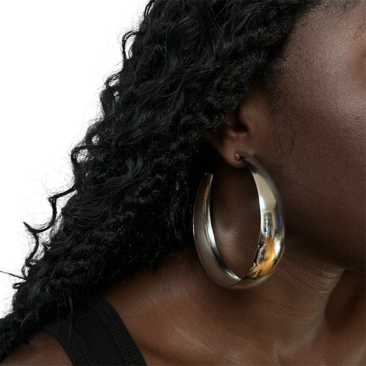 Silver Big ‘Ol Hoops
