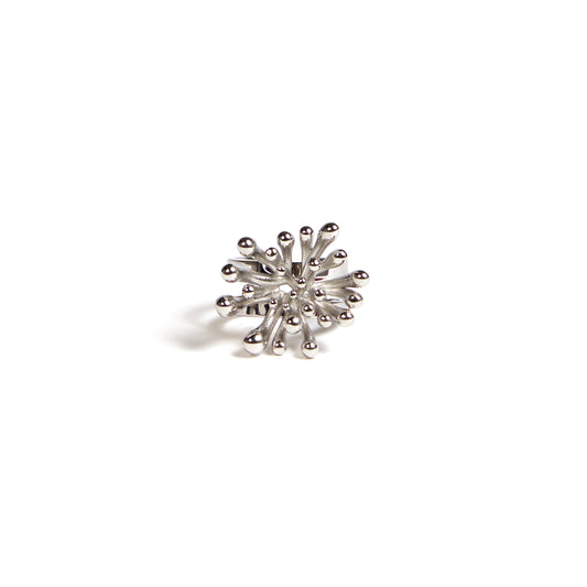 Silver In Bloom Ring