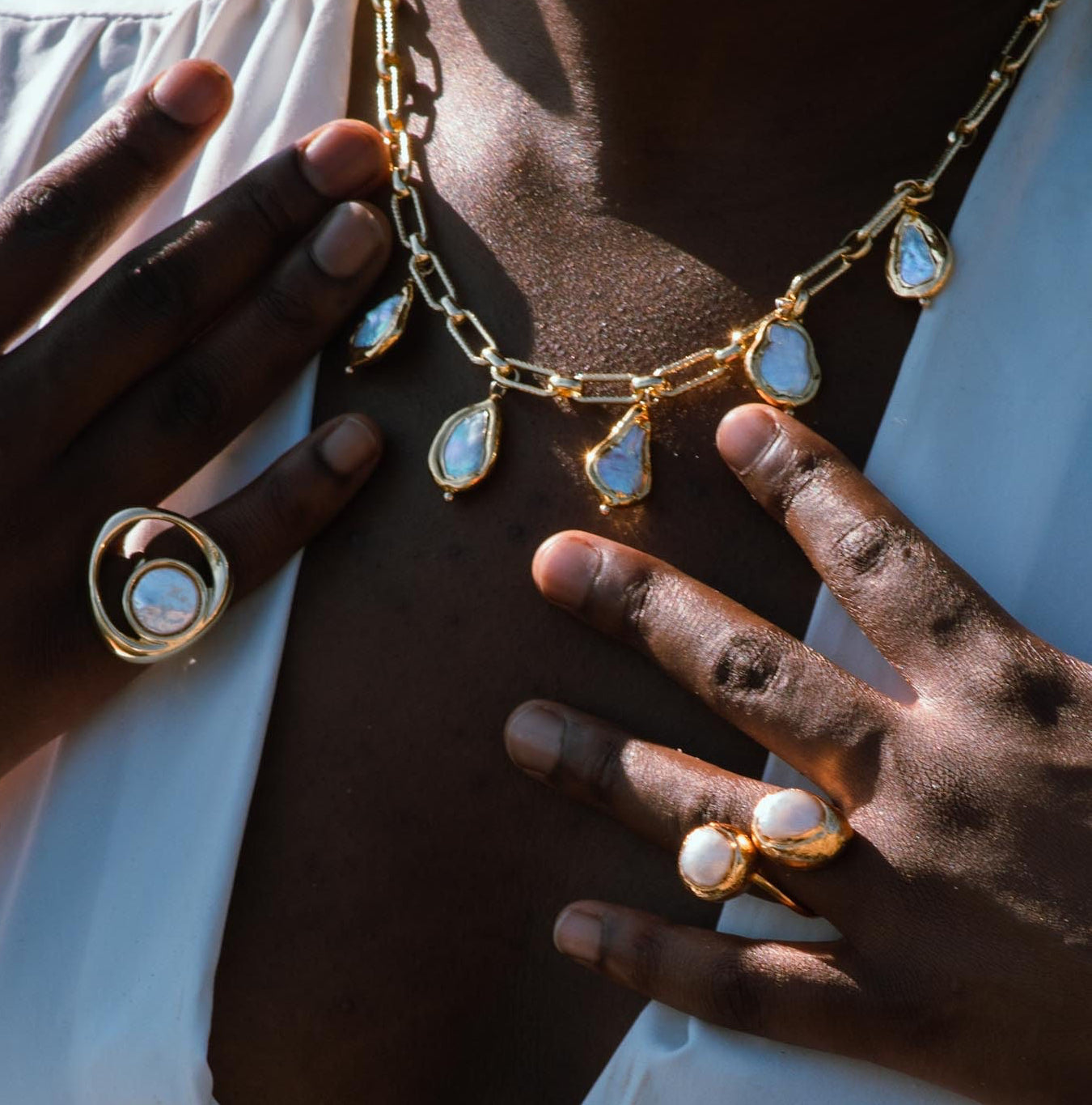 Pearl Current Necklace