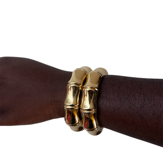 Gold Bamboo Bracelet