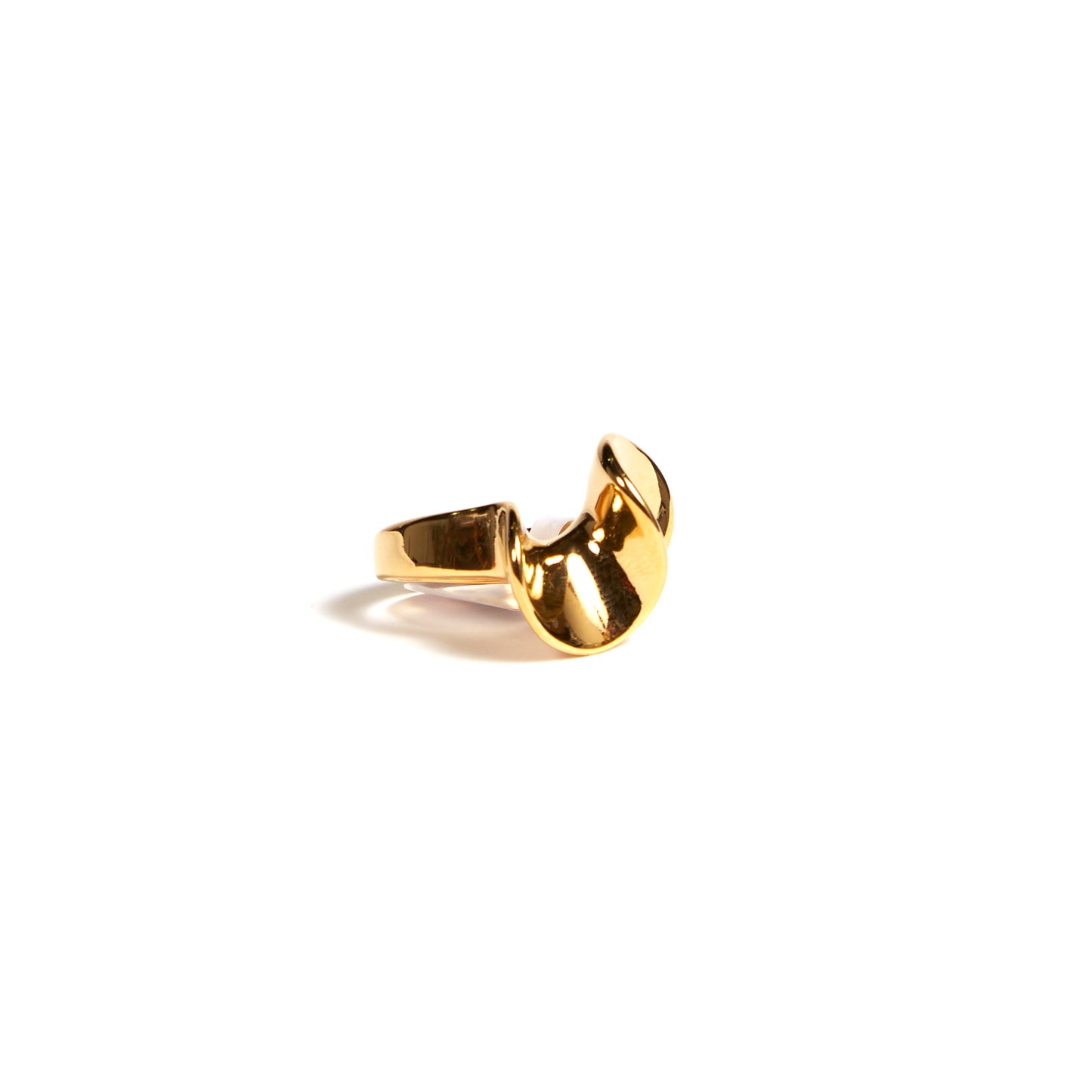 Gold Warped Ring