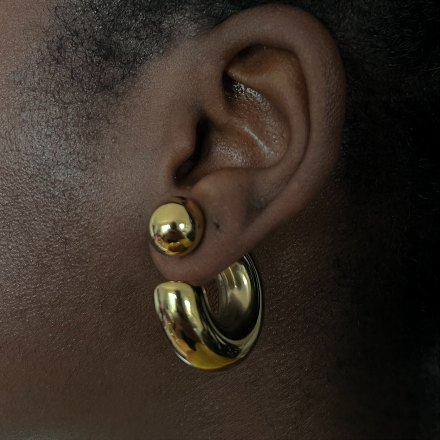 Gold Modular Earrings