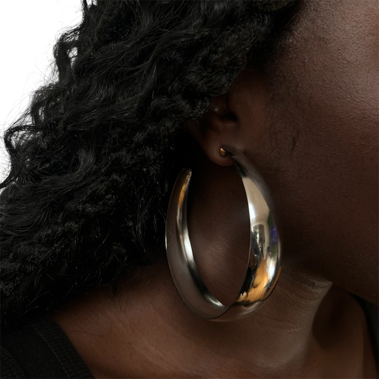 Silver Big ‘Ol Hoops