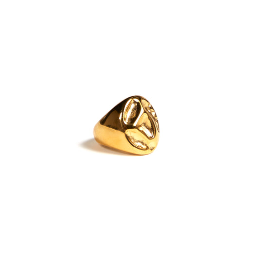 Gold Forged Ring