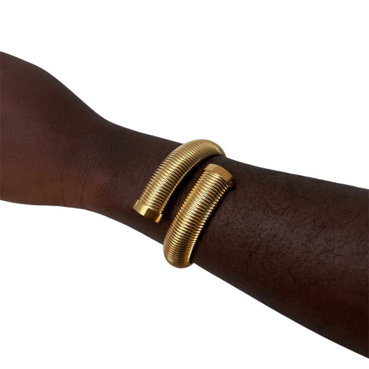 Gold Wrap Bracelet