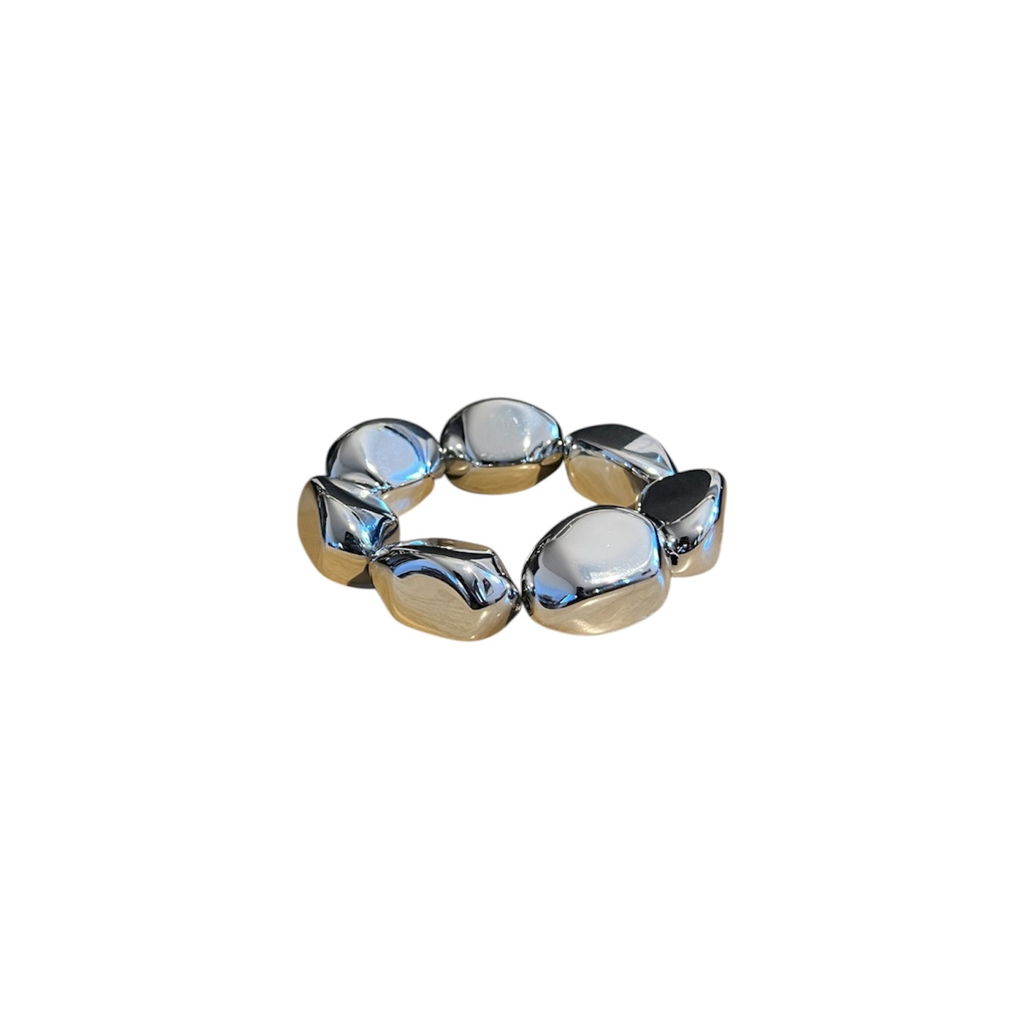 Silver Nugget Bracelet