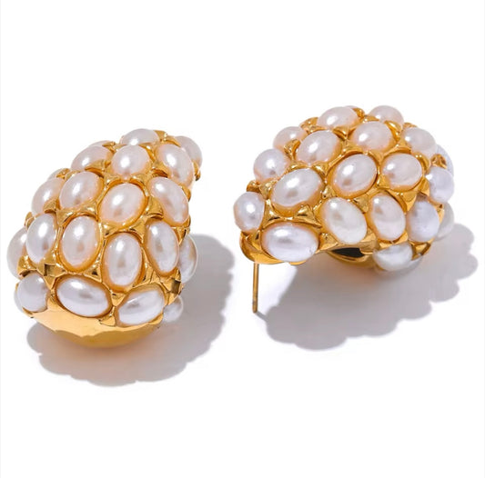 Pearl Teardrop Earrings