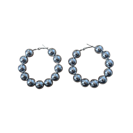 Silver Orbit Earrings